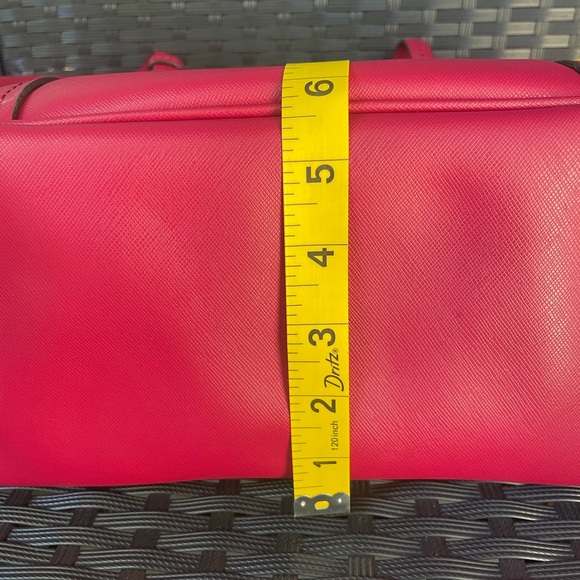 COACH BAG,Coach Rose Red Leather Shoulder Bag,AUTHENTIC COACH BAG - Picture 6 of 17